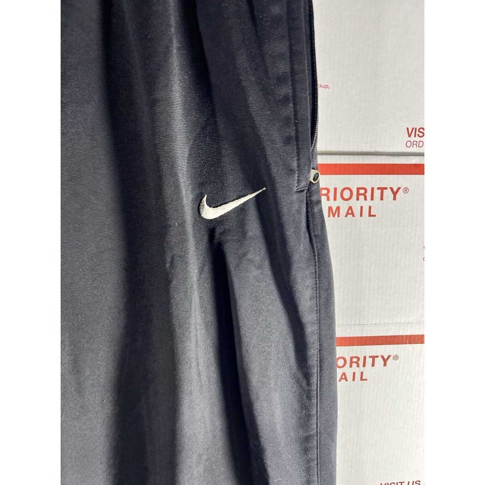 Nike Dri Fit Sweatpants Mens L Black Tapered Joggers Swoosh Logo Athletic Soccer - Picture 2 of 5